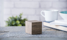 Load image into Gallery viewer, Gingko- Cube Click Clock- Ash