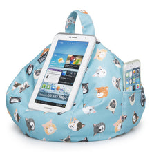 Load image into Gallery viewer, iPad, Tablet & eReader Bean Bag Cushion by iBeani - Cool Cats
