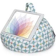 Load image into Gallery viewer, iPad, Tablet & eReader Bean Bag Cushion by iBeani - Geometric