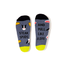 Load image into Gallery viewer, Irish Socksciety - Steak Spuds and Pull Like a Dog -  8 - 12
