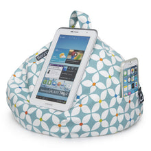 Load image into Gallery viewer, iPad, Tablet &amp; eReader Bean Bag Cushion by iBeani - Geometric
